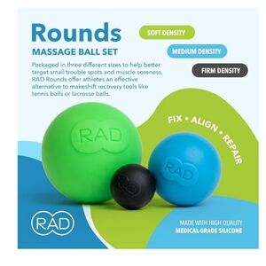 RAD Rounds - 3 Sizes Density YOGA massage Balls